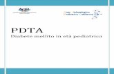 PDTA -  · PDF filePERCORSO DIAGNOSTICO TERAPEUTICO ASSISTENZIALE 2 Anno INDICE Il diabete mellito in età pediatrica ( pag. 3 – 7
