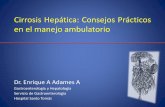 Cirrosis Hepática: Consejos Prácticos para el manejo ...medicinainternapanama.com/downloads/cami-2014-viernes/Manejo... · Repasar la fisiopatología de las complicaciones más