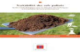 Traitabilité des sols pollués - · PDF fileRéférences bibliographiques 4 Références générales sur les traitements Littérature citée [6] Lecomte, P. (1995). Les sites pollués,