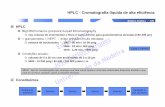 HPLC - Cromatografia líquida de alta eficiê · PDF fileQuímica Analítica / JCM HPLC - Cromatografia líquida de alta eficiência HPLC High Performance (pressure) Liquid Chromatography