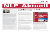NLP-Aktuell - NLP-Ausbildungen München · PDF file¢Persönlichkeit und Kommunikation Seite Ende letzten Jahres bieten wir deutsch-landweit als einziges zertifi ziertes Institut staatlich