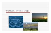Obnovljivi izvori energije 1 - rgf.bg.ac.rsrgf.bg.ac.rs/predmet/RO/V semestar/Energetika i odrzivi razvoj... · Geotermalna energija, Energija plime i oseke, Energija morskih talasa,