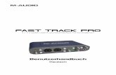 Fast Track Pro Benutzerhandbuch - images.thomann.deimages.thomann.de/pics/prod/184360_manual.pdf · Deutsch Fast Track Pro Benutzerhandbuch 1 1 › Einführung Vielen Dank, dass Sie