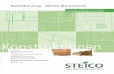 Detailkatalog - WDVS Mauerwerk - · PDF fileKonstruktionen Umweltfreundliche Bauprodukte aus nachwachsenden Rohstoffen INHALT Mauerwerk Holz UK Sockel Außenwand / Systemübergänge