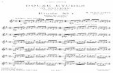 Heitor Villa-Lobos - 12 studi · PDF fileDOU ZE ETUDES (12 EST U DOS) POUR GUITAR E Etude 1 Etudes des arpèges (estudos de harpejos) Allegro non troppo 1 p m 1 a m a 1 rn pi VILLA-LOBOS