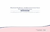 Natürliches mikronisiertes · PDF file10 Tage pro Zyklus ... Effect on endometrium of long term treatment with continuous combined oestrogen- progestogen replacement therapy: follow
