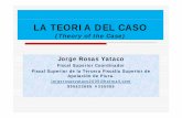 LA TEORIA DEL CASO-TACNA - mpfn.gob.pe · PDF fileLA TEORIA DEL CASO (Theory of the Case) Jorge Rosas Yataco Fiscal Superior Coordinador Fiscal Superior de la Tercera Fiscalía Superior