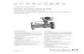 Proline Prosonic Flow B 200 - Becker  · PDF fileProline Prosonic Flow B 200 Endress+Hauser 3 Hinweise zum Dokument Darstellungskonventionen Elektrische Symbole Symbol