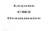 Leçons CM2 Grammaire - ekladata.comekladata.com/zoqZX5mTBKqGmh1EamThm0rvlxQ.pdf · loustics.eklablog.com Les types et les formes de phrases CM2 Il existe quatre types de phrases