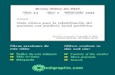Guía clínica para la rehabilitación del paciente con ... · PDF fileRev Med IMSS 2004; 42 (5): 425-436 427 Evangelina PØrez ChÆvez et al. Guía para atención de parÆlisis facial