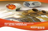 EXTRACTORES AXIALES DE ALTA PRESIÓN - · PDF fileHTP Extractores axiales tubulares de alta presión Extractores axiales tubulares de alta presión y gran robustez, especialmente diseñados