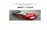 RC-750 - as-motor.de · PDF fileGEBRAUCHSANLEITUNG CHECKHEFT RC-750 Gilt für RC-750 mit Typen- und Seriennummer 410100-02
