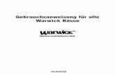 Gebrauchsanweisung für alle Warwick Bässeold.warwick.de/media/manuals/Basses//WWBassManual_de_2012_sm… · Wir wünschen Ihnen nun viel Spaß mit Ihrem Warwick-Bass. Ihr Hans Peter