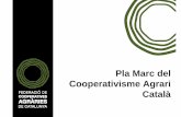 Pla Marc del Cooperativisme Agrari Català - Web de la ... · PDF fileOrígens del Pla Marc ... elabori un estudique mostri la realitat de les cooperatives agràries amb caràcter