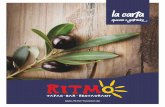 Tapas- Bar Restaurant - spanisches Restaurant • · PDF file- Bienvenido a Ritmo Tapas-Bar-Restaurant - - Herzlich willkommen im Ritmo - Willkommen zu einem Stück spanischer Lebensfreude!