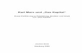 Karl Marx und „Das Kapital“ · PDF fileKarl Marx und „Das Kapital“ Kurze Einführung zu Entstehung, Struktur und Inhalt von „Das Kapital“ Jochen Grob Hamburg 2009