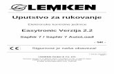 Easytronic Verzija 2 - Das Internetportal für Landmaschinen · PDF fileUputstvo za rukovanje Elektronske kontrolne jedinice Easytronic Verzija 2.2 Saphir 7 / Saphir 7 AutoLoad - SR