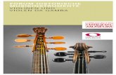 Forum historische musikinstrumente Violinen und Violen da ... · PDF fileFrançois Fernandez–Violine, Philippe Pierlot–Viola da Gamba ,François Guerrier – Cembaol konzert der