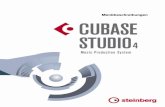 Cubase Studio – Menü · PDF file4 Menübeschreibungen Einleitung Im vorliegenden Dokument finden Sie eine kurze Be-schreibung aller Menüoptionen in Cubase und Cubase Studio. Detaillierte