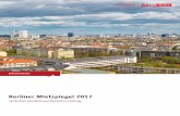 Berliner Mietspiegel 2017 - · PDF file2 Liebe Berlinerinnen, liebe Berliner, die Themen Wohnen und Miete sowie die Entwicklung auf dem angespannten Wohnungsmarkt betreffen sehr viele