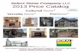 2013 Price Catalog - Select Stoneselectstoneohio.com/documents/2013CSV.pdf · CI-15 1 2013 Select Stone Company 419-861-9600 Select Stone Company, LLC • 9645 Airport Highway •