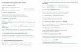 Calendrier liturgique 2017-2018 7 - Dimanche des Rameaux ... · PDF fileCalendrier liturgique 2017-2018 7 1- Avent : 3 décembre 2017 Début d’une nouvelle année liturgique. Quatre