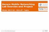Secure Mobile Networking Lab Exercise and Project · PDF fileSecure Mobile Networking Lab Exercise and Project ... Linux/Android Implementation for the Apple Wireless ... Assembly