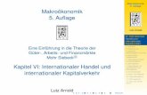 Lutz Arnold VI. Internationaler Handel und · PDF fileMakro¨okonomik 5. Auﬂage Lutz Arnold VI. Internationaler Handel und internationaler Kapitalverkehr 1. Einleitung 2. Globalisierung
