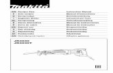 JR3030 JR3030T - Makita Werkzeug · PDF file4 ENGLISH Explanation of general view 1 Released position 2 Fixed position 3 Blade clamp sleeve 4Blade 5Lever 6 Shoe 7 Switch trigger 8