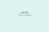 LIPIDI Predmet biokemija - studentski.netstudentski.net/get/jzs_ame_fz1_bke_sno_lipidi_01.pdf · Skladiščni lipidi: maščobe in olja (triacil-gliceroli) glicerol R1, R2, R3 = različne