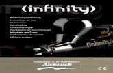 Infinity Bedienungsanleitung 2014 - harder-airbrush.de Manual.pdf · Deutsch • English • Français Nederlands • Svenska • Русский Italiano • Español non-appropriées