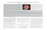 Información fraudulenta sobre salud en · PDF fileInformación fraudulenta sobre salud en internet Por Belén Castelló-Zamora ... transmisión o mejor ... que es recurrente en las