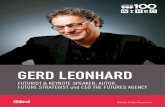 GERD  · PDF filegerd leonhard futurist & keynote speaker, autor, future strategist und ceo the futures agency zürich & san francisco