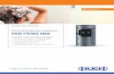 PAW FRIWA Midi - huch.comhuch.com/fileadmin/user_upload/downloads/datenblaetter_de/pawmidi… · Frischwasserstation PAW FRIWA Midi Produktbeschreibung » Kompaktes und komplett vorgefertigtes