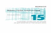 Robeco Factor Solution Fund · PDF fileDe intrinsieke waarde is gebaseerd op de ... waardoor het externe ... De hinder die opkomende markten ondervinden van een sterke dollar,