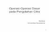 Operasi-Operasi Dasar pada Pengolahan Citrabertalya.staff.gunadarma.ac.id/Downloads/files/16844/OperasiDasar.pdf · Contoh operasi titik lain : ... Operasi citra digital adalah operasi