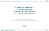 Leistungselektronik Grundlagen und · PDF fileDC/DC-Wandler und Wechselrichter Technische Universität München Lehrstuhl für Elektrische Antriebssysteme und Leistungselektronik Vollbild