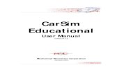 CarSim Educational - High Peak  · PDF fileCarSim Educational User Manual VERSION 4.5 Mechanical Simulation Corporation January 2000