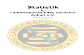 Statistik - LandesSportBund Sachsen-Anhalt e.V. | IVY · PDF fileVorwort zur Statistik des LandesSportBundes Sachsen-Anhalt e.V. Die Sportförderung in Sachsen-Anhalt wird 2015 zum