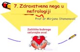 7. Zdravstvena nega u nefrologiji · PDF fileMalpigijeva piramida , 2. Interlobularne arterije, 3. Bubrežna arterija, 4. Bubrežna vena, 5. Hilus, 6. ... Zdravstvena nega u nefrologiji