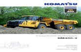 Knickgelenkter Muldenkipper HM400-3 · PDF file2 Auf einen Blick Innovative Komatsu-Technologie und modernste Komatsu-Komponenten machen den knickgelenkten Muldenkipper HM400-3
