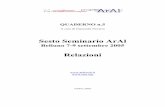 Quaderno 5 Seminario 05 -  · PDF fileQuaderno n.5., Sesto Seminario ArAl, ... Relazione sulle attività del Progetto ArAl ... (in italiano) La costruzione