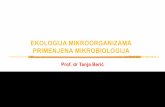 EKOLOGIJA MIKROORGANIZAMA PRIMENJENA …biolozi.bio.bg.ac.rs/attachments/article/2262/Ekologija i... · EKOLOGIJA MIKROORGANIZAMA PRIMENJENA MIKROBIOLOGIJA . ... • prečišćavanje
