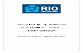 NOTA FISCAL DE SERVIÇOS ELETRÔNICA - NFS-e - NOTA · PDF filenota fiscal de serviÇos eletrÔnica (nfs-e) - nota carioca página 5 de 128 revisado em 02/03/2011 20.3. enviar uma