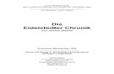 Die Eidelstedter Chronik - · PDF file3 Vorwort E ine lückenlose Chronik der Gemeinde nach Jahren aufzustellen ist schwer, besonders schwer, wenn die notwendigen Unterlagen für