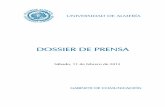 01 PORTADA DOSSIER DE PRENSA - w3.ual.es · PDF filey ahora cabeza de cartel electo