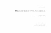 DROIT DES ETRANGERS -  · PDF fileJ.Y. Carlier DROIT DES ETRANGERS 2004 NOTES DE J.-CHR. WERENNE 4.-Tables des matières TABLES DES MATIERES