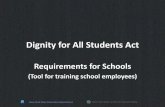 Dignity for All Students Act (DASA) - New York State ... · PDF fileNew York State Education Department New York State Center for School Safety Dignity for All Students Act Requirements