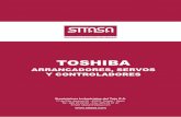TOSHIBA -  · PDF fileconvertidores de frecuencia de las series VF-S11 y VFnC1S Sencillos y económicos ... ♦ Componentes de estado sólido, libre de mantenimiento