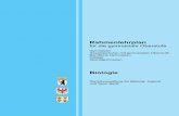 Rahmenlehrplan Biologie, Sekundarstufe II · PDF fileIX Biologie Reflexion – Reflektieren der Probleme beim Nachweis von Verwandtschaften – Beurteilen der Bedeutung von Zellteilungsfehlern